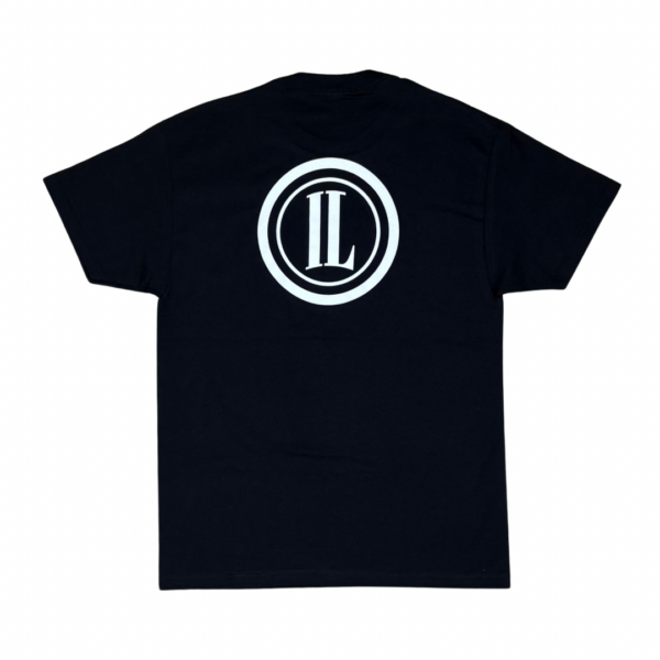 “Island life” Circle IL Logo Black Tee